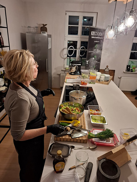 Karin Schaper macht einen Meal-Prep Kurs